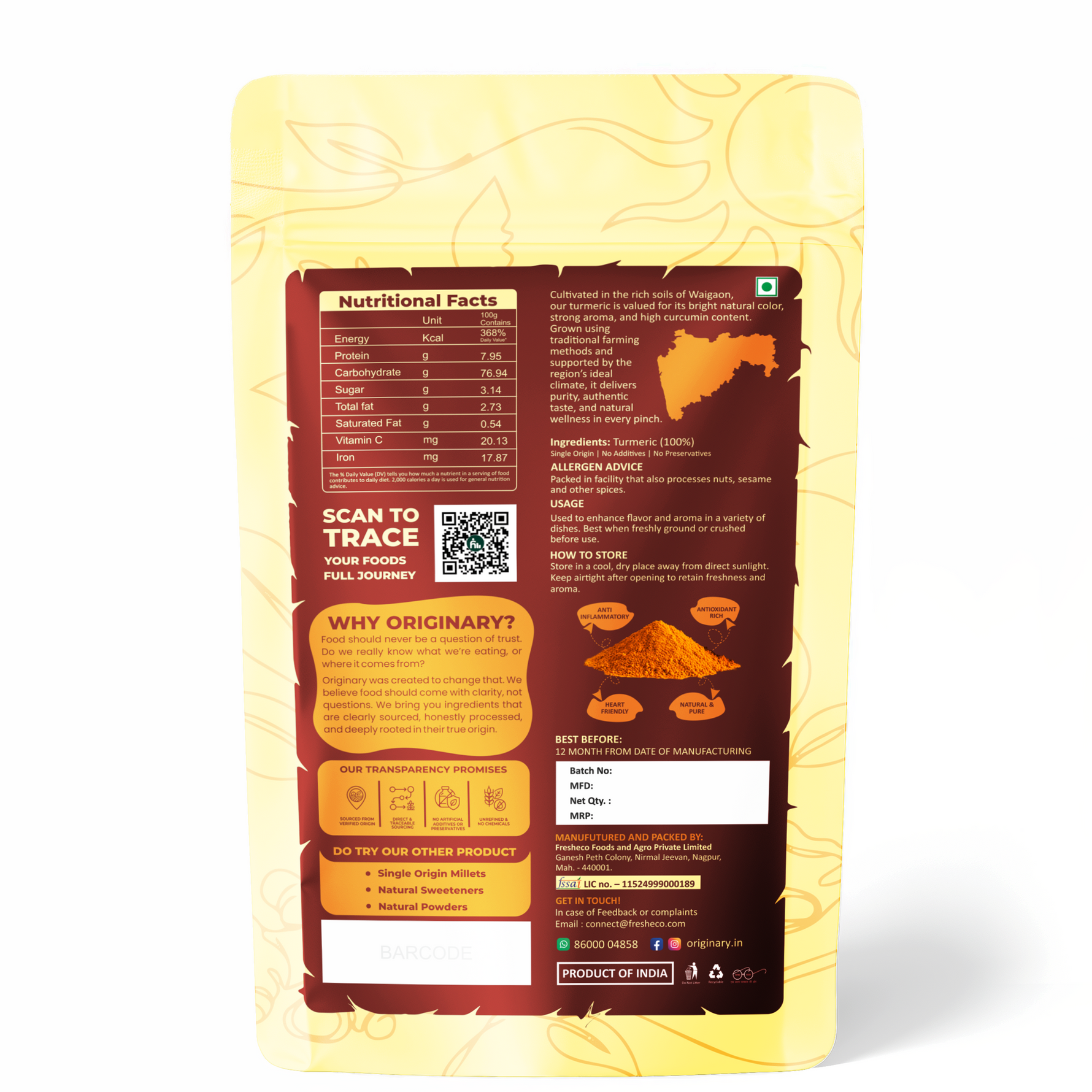 Waigaon Turmeric Powder
